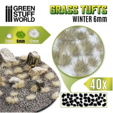 Grass TUFTS - 6mm self-adhesive - WINTER